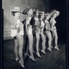 Jane Fischer, Marilynn Bradley, Svetlana McLee, Roberta Keith, Sigyn, and Kelley Stephens in the stage production Happy Hunting