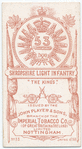 Shropshire Light Infantry.