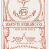 Seaforth Highlanders.