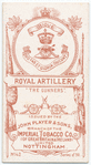 Royal Artillery.