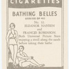 Eleanor Hansen and Frances Robinson, Both Universal Picture Starsenjoying a stroll along the sands before taking their bathe.