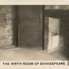 The Birth Room of Shakespeare.