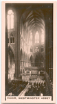 Choir, Westminster Abbey.