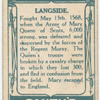 Battle of Langside [May 13th, 1568]. (Court Knowle from which the Queen watched the battle; Mary Queen of Scots; Queen Mary's stone.)
