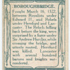 Battle of Boroughbridge [March 16th, 1322]. (Edward II; the memorial cross; the Devil's Arrows on the battlefield.)