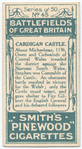 Battle of Cardigan Castle [1136]. (Cilgerran Castle near Cardigan; Prince Davydd, brother of Llewellyn; ancient Welsh sword and spear.)