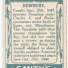 Battle of Newbury [September 20th, 1643]. (A cannon used in the siege; Donnington Castle; Duke of Manchester.)