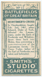 Battle of Mortimer's Cross [February 2nd, 1461]. (Earl Pembroke; the battle oak - the rallying point of Prince Edward; where the old cross stood.)