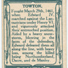Battle of Towton [March 29th, 1461]. (Lord Dacre's tomb; the Battle Cross; Edward IV.)