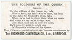 The soldiers of the Queen. Chorus.