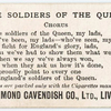 The soldiers of the Queen. Chorus.