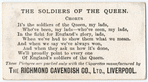 The soldiers of the Queen. Chorus.