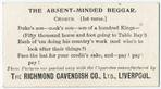 The absent-minded beggar. Chorus. (1st verse.)