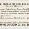 The absent-minded beggar. Chorus. (4th verse.)