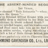 The absent-minded beggar. 1st verse.