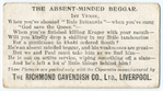The absent-minded beggar. 1st verse.