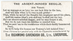 The absent-minded beggar. 4th verse.