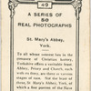 St. Mary's Abbey, York.