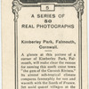 Kimberley Park, Falmouth, Cornwall.