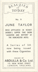 June Taylor.