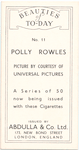 Polly Rowles.