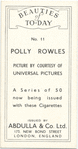 Polly Rowles.