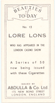 Lore Lons.