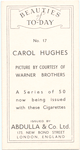 Carol Hughes.