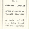 Margaret Lindsay.