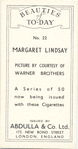 Margaret Lindsay.