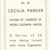 Cecilia Parker.