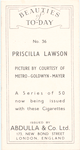 Priscilla Lawson.