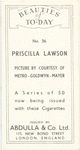 Priscilla Lawson.