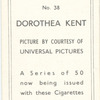 Dorothea Kent.