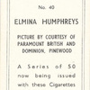 Elmina Humphreys.