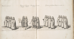 The choir of Westminster in number 16; the groom of the vestry; the organ blower; two sackbuts, and double courtal; gentlemen of the Chapel Royal, in number 32.