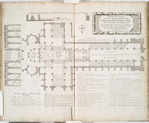 The ground plot of the Collegiate Church of St. Peter in Westminster with two profiles relating thereunto...23 Apr. 1685.