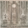A representation of the fire-works upon the River of Thames, over against Whitehall, at their Majesties coronation Apr. 1685.