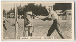 Wood chopping, Taihape.