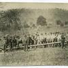 Group of men laying a pipeline