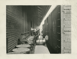 Loading barrels of motor oil on freight train at Sinclair Refining Company's plant, East Chicago, Ill.