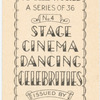 Stage, cinema, dancing celebrities.