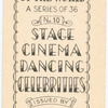 Stage, cinema, dancing celebrities.