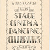 Stage, cinema, dancing celebrities.