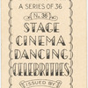 Stage, cinema, dancing celebrities.