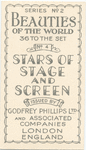 Stars of stage and screen. Billie Dove.