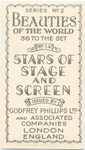 Stars of stage and screen.