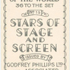 Stars of stage and screen.
