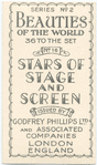 Stars of stage and screen.