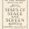Stars of stage and screen.